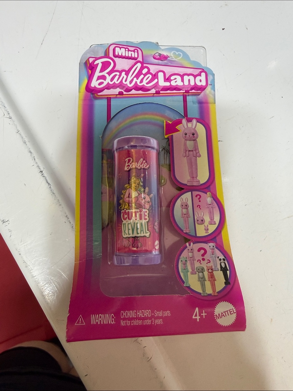 Barbie Mini Cutie Reveal Surprise Toy - Pink Purple Yellow